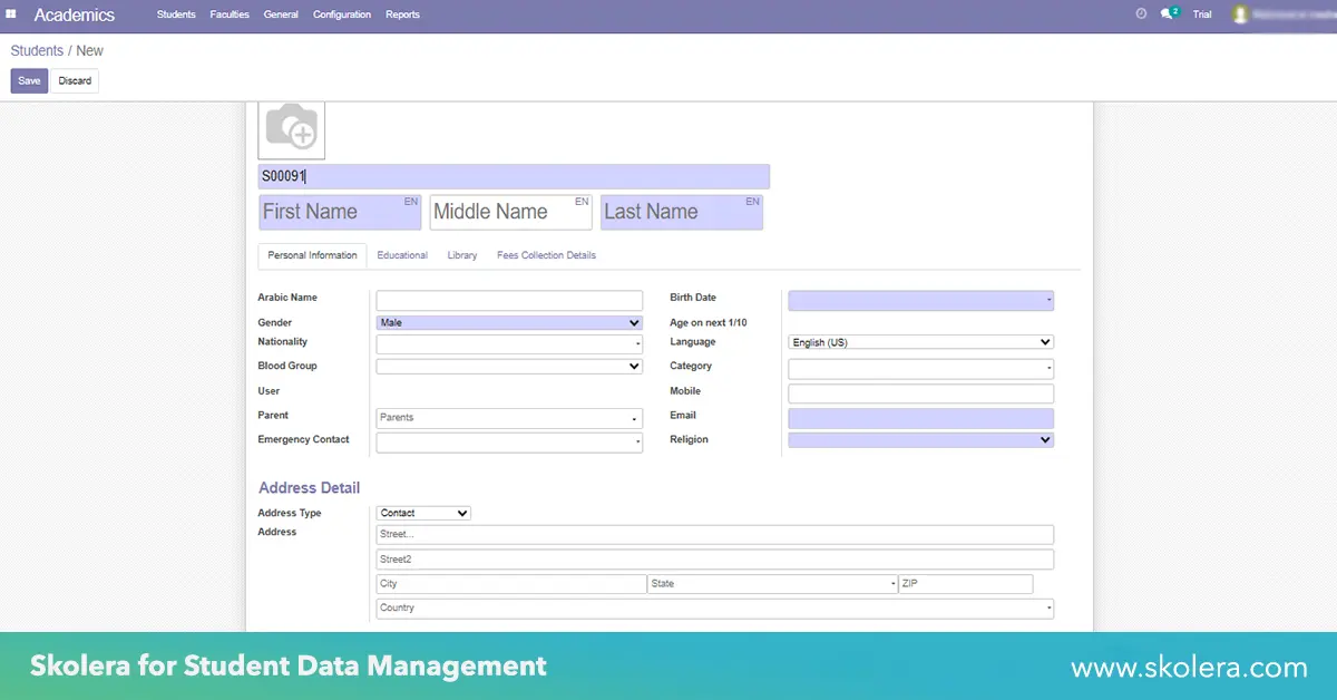 student data management system
